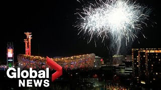 Beijing Olympics 2022 opening ceremony ends with dazzling fireworks display [upl. by Eirtemed706]