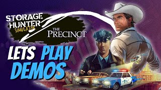 Double Demo Fun Exploring Storage Hunters and The Precinct Gameplay [upl. by Dahsra715]