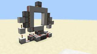 How to make a 3×3 piston door  Fast and compact [upl. by Mosier]