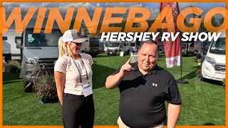 Touring EVERY Winnebago RV at Hershey RV Show LIVE [upl. by Charron]