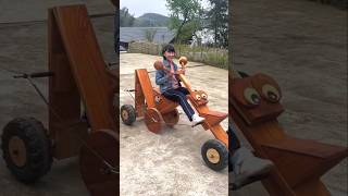 Wonderful Wooden Doll Car 🥰 shorts ytshorts [upl. by Eichman]