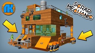 СУПЕР КРУТОЙ ЛЕТАЮЩИЙ ДОМ БЕЗ МОДОВ  Scrap Mechanic FREE DOWNLOAD СКАЧАТЬ СКРАП МЕХАНИК [upl. by Nonnah530]