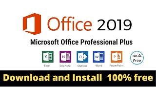 Download Install and Activate MS Office 2019 Pro Plus Full Version for free [upl. by Lagas437]