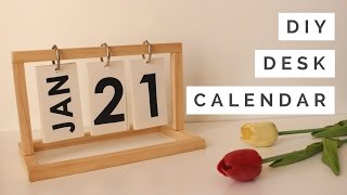 DIY  Desk Calendar [upl. by Gunilla]