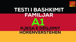 A1 I Testi i gjermanishtes për bashkim familjar I Pjesa e Dëgjimit I HörenVerstehen [upl. by Asilehs]