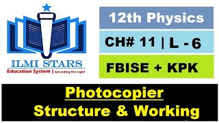 Structure and Working of Photocopier Applications of Electrostatics Class 12th Physics [upl. by Riesman]