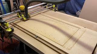 Cutting A Custom Cabinet on an MPCNC Lowrider 2 CNC [upl. by Laius]