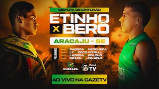 X1 BRAZIL NA CAZÉTV  ETINHO X BERÔ PAÇOCA X NEGO BIZA L7 X DECO PITBULL  ETAPA ARACAJU [upl. by Arutnev203]