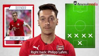 Mesut Ozils Ultimate XI  Does Cristiano Ronaldo make it [upl. by Leduar]