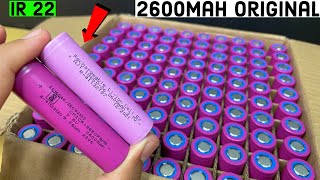 Original 2600mah lithium battery  High quality 18650 lithium battery  Electronicsproject99 [upl. by Aicirpac646]