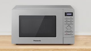 Kompakte SoloMikrowelle mit Edelstahlfront  NNS29 Panasonic Produktvorstellung [upl. by Pufahl]