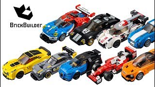 All LEGO Speed Champions Compilation  Lego Speed Build for Collectors [upl. by Betz206]