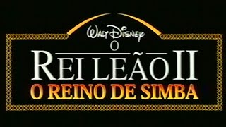 Trailers de O REI LEÃO 2 em VHS e DVD  Restored Trailers for THE LION KING 2 [upl. by Reggi]