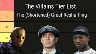 The Villains Tier List The Great Reshuffling Update Video [upl. by Annorah]