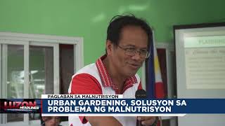 Urban gardening solusyon sa problema sa malnutrisyon [upl. by Atiniuq]