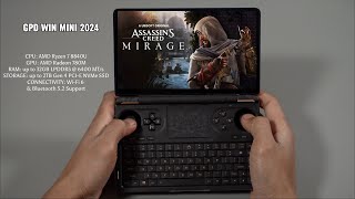 Assassin Creed Mirage  GPD Win Mini 2024  LowHigh Settings  Gameplay  Lets See [upl. by Leunam252]