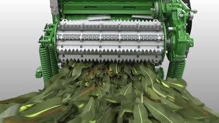 John Deere  9000 Series Animation Cropflow [upl. by Revned20]