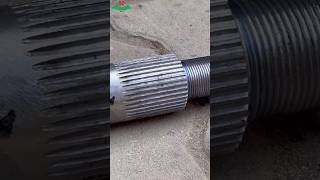 Repair A Broken Steering Shaft TeethRepairingSkills808mechanicalrestorationmechanicalrepair [upl. by Nnahgem]