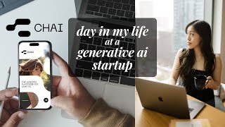 A day in my life at an AI startup  Chai AI [upl. by Rebme]