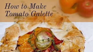 How to Make Tomato Galette  Cara Di Falco  Caras Cucina [upl. by Ecnaiva278]