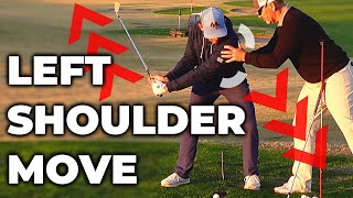 Left Shoulder Move To COMPRESS Irons Like A Pro [upl. by Enajaras416]