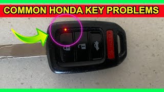 HONDA KEY COMMON PROBLEMS  HOW TO FIX HONDA KEY FLASHING  HOW TO FIX HONDA KEYS [upl. by Breskin]