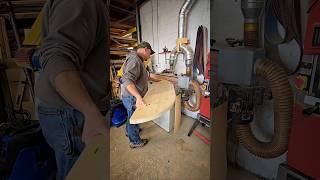 Edge Sanding Pine Table Top axminstertools carpenter woodworking youtubecreatorcommunity [upl. by Teodoro]