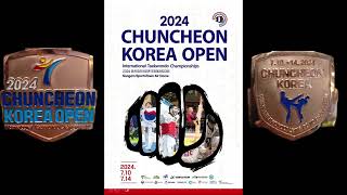 Chuncheon Korea Open International Taekwondo Championship 2024  Kyorugi  Velove Ennio Gunawan [upl. by Werdnaed873]