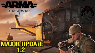 ARMA REFORGER 12 MAJOR UPDATE  Ai Driving amp Commanding Armed Helis  Bayonets C4 amp MORE [upl. by Leber]