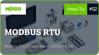 Modbus RTU  Konfiguration einer Modbus RTU Schnittstelle in CODESYS 35 [upl. by Hummel493]