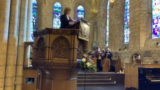 Sunday Worship Dornoch Cathedral Rev Carol Anne Porter [upl. by Isia]