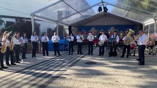 Band playing in Funchal Christmas Eve [upl. by Yrred]