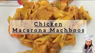 Chicken Macarona Machboos  Arabic Food food cooking arabicfood chickendishrecipe [upl. by Naltiac393]