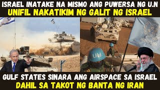 Oct 11  Israel inatake na Mismo Ang Puwersa ng UN  Gulf States Sinara Ang Airspace Dahil sa Takot [upl. by Treblig]