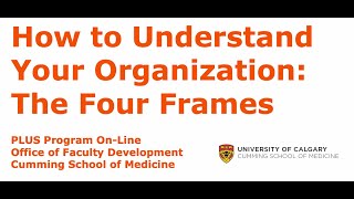 How to Understand Your Organization The Bolman and Deal Framework [upl. by Eninaej]