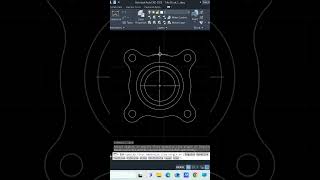 How to create this part in AutoCAD autocad tutorial [upl. by Wiseman]