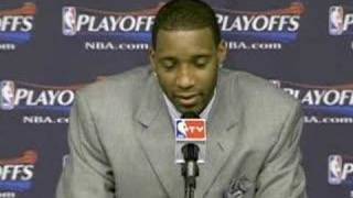 Tracy McGrady  Game 7 Press Conference [upl. by Aissirac885]