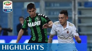 Sassuolo  Milan  01  Highlights  Giornata 26  Serie A TIM 201617 [upl. by Tucky740]