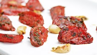 Ovenroasted tomatoes with garlic amp lemon thyme  A simple recipe with endless possibilities [upl. by Annaert]