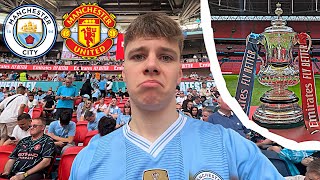 Manchester City LOSE The FA Cup Final To United At Wembley… [upl. by Karmen]