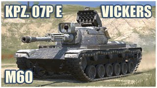 Kpz 07PE M60 amp Vickers Light • WoT Blitz Gameplay [upl. by Einnaej]