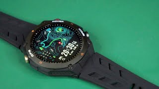 Colmi V75 Military GPS Smart Watch  Unboxing First time setup Feature review link in description [upl. by Enitsirhc496]