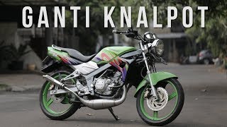 KNALPOT VYRUS NINJA 150 R PART 1  GANTI KNALPOT [upl. by Johannah]