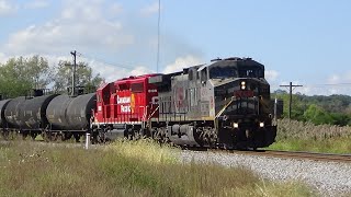 CPKC 253 meets 261 at Bettendorf IA September 30 2024 [upl. by Nireil53]