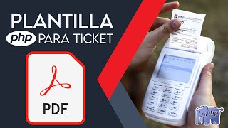 🔥 PLANTILLA para CREAR REPORTE de TICKET de VENTA en FORMATO PDF con PHP y FPDF ⏬CODIGO GRATIS⏬ [upl. by Bonny]