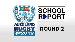 SCHOOL REPORT Rd 2  Auckland 1st XV TV 2015 [upl. by Cindie]