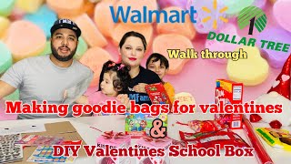 Valentines Day Kids goodie bags  Making a Valentines school box [upl. by Goodrich660]