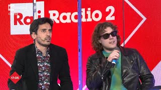 Lundini e i Colla Zio  Radio2 Speciale a Sanremo con Valerio Lundini  08022023 [upl. by Adnana]