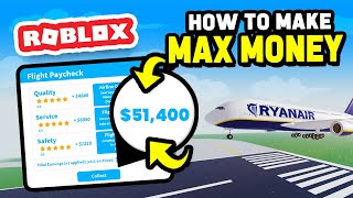 How to Make MAX MONEY in Cabin Crew Simulator Roblox [upl. by Aicilyhp]