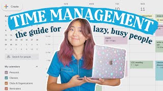 the definitive TIME MANAGEMENT GUIDE for busy but lazy people [upl. by Ailehs]